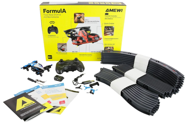 25360 Formula Track Race Drohne mit Rennstrecke blau